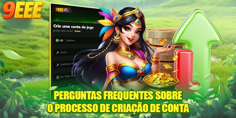 Perguntas frequentes sobre o processo de criação de conta
