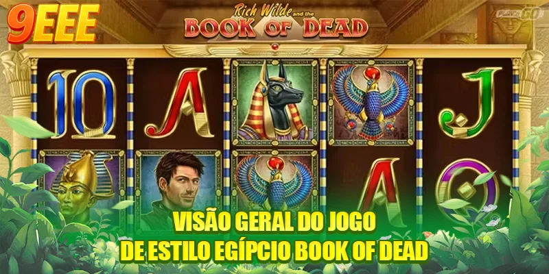 Visão geral do jogo de estilo egípcio Book of Dead